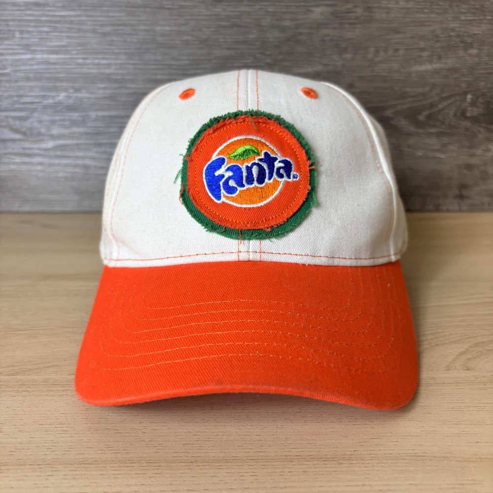 Fanta Hat Cap Strap Back Patch Embroidered Soda Advertising Mens